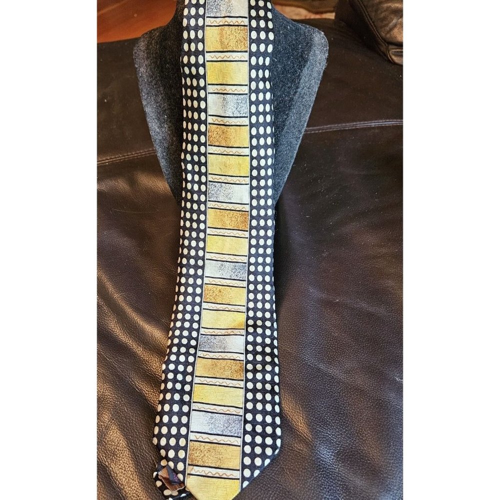 Pierre Balmain Vintage Silk Abstract Tie Men's
